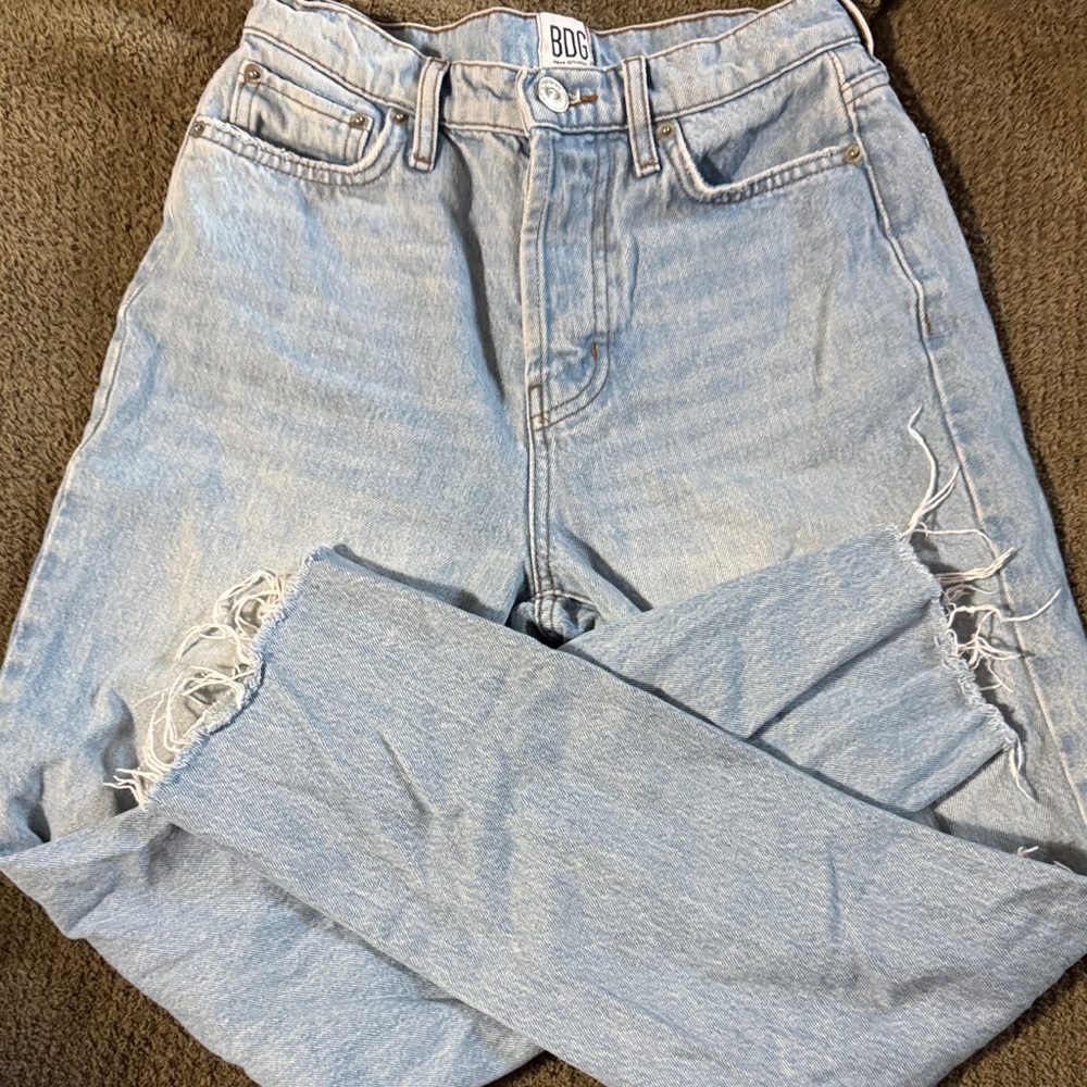 BDG Faded Blue Straight Leg Jeans